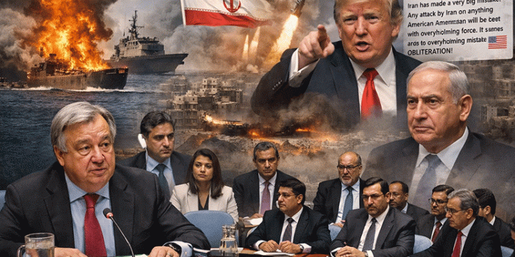 اقوام متحدہ سیکیورٹی کونسل میں آبنائے ہرمز میں جہازوں کے تحفظ کے لیے فوجی اقدامات کی تجویز